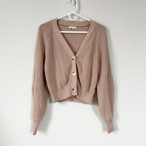 Crescent | Button Up Ribbed Sweater Cardigan